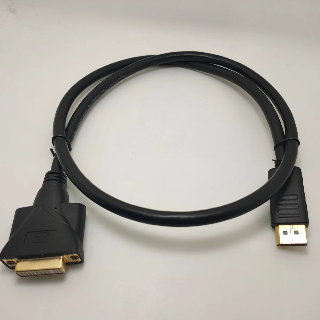 Industrial Cable DVI (24+5) Female to Displayport Male Cable