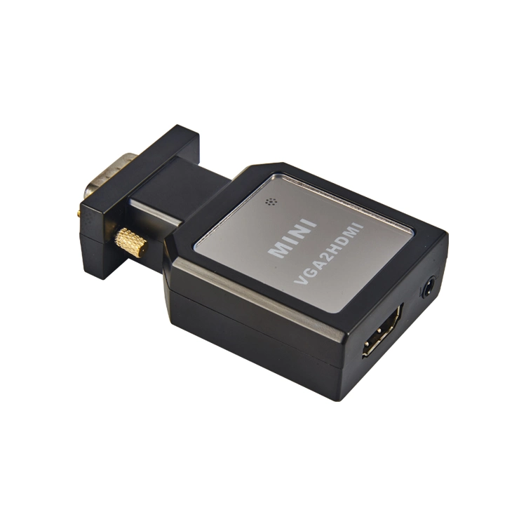 Mini VGA +Audio to HDMI Converter HD Video Converter