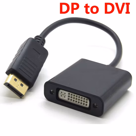 Display Port Male to Female Converter Video Adapter Cable Dp to DVI