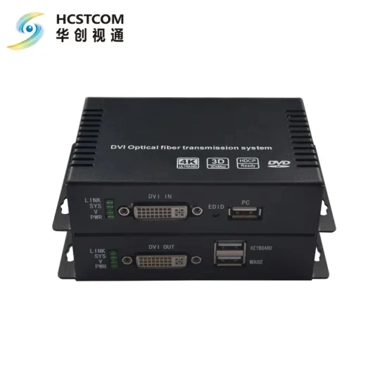 Rack Mount 4K DVI Fiber Extender/Converter 1-4 Unit Insert Cabinet Rack