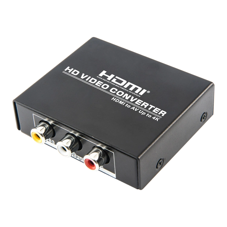 HDMI to AV+Stereo Audio Converter HD Video Converter 1080P HDMI to RCA Converter