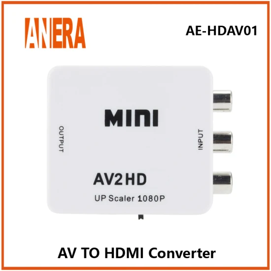 Anera Hot Sale VGA to HDMI Converter Video AV Converter with Audio