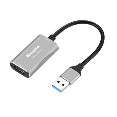 Kingma Compact USB3.0 Audio Video Capture Card for Video Recording Live- Streaming Gaming Teaching Record