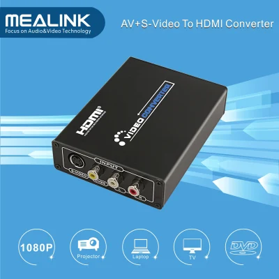 RCA AV S-Video to HDMI Converter (720p/1080P HD Upscaler)