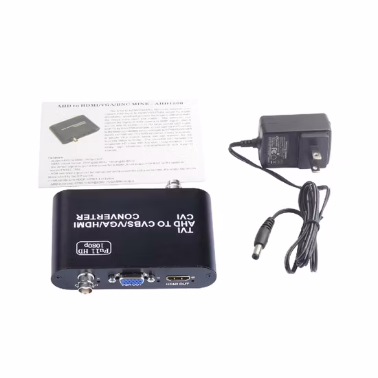 Tvi/Ahd/Cvi to CVBS/VGA/HDMI Video Converter
