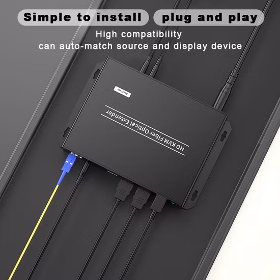 HDMI/DVI/SDI Audio &amp; Video to Fiber Optic Converter Extender