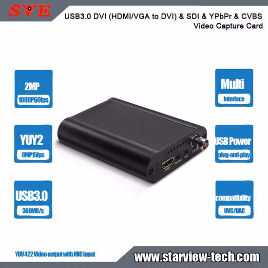 Kingma HDMI to USB3.0 Audio Video Capture Card for Video Recording Live-Streaming Gaming Teaching Record