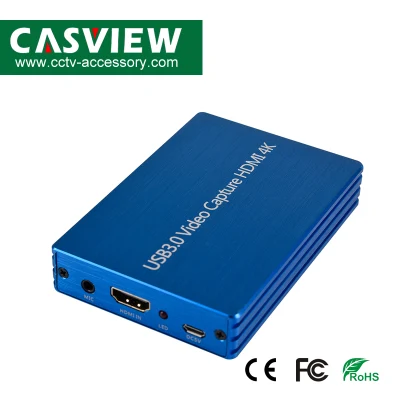 HDMI 2.0 Video Capture Card with Video Loop Output with Auido Input and Output USB 3.0
